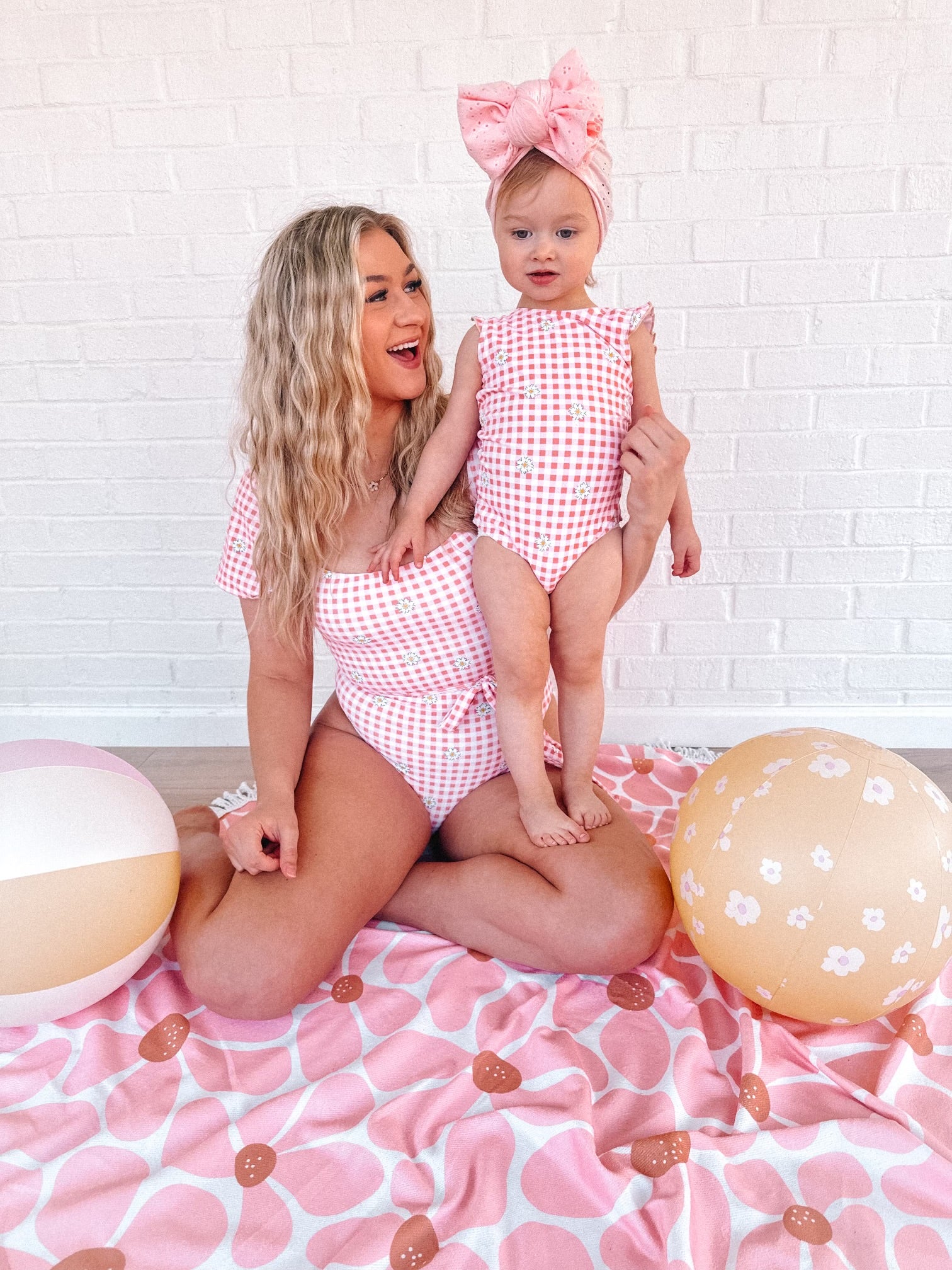 Bae Mommy Me Gingham Swimsuits – New Outfits