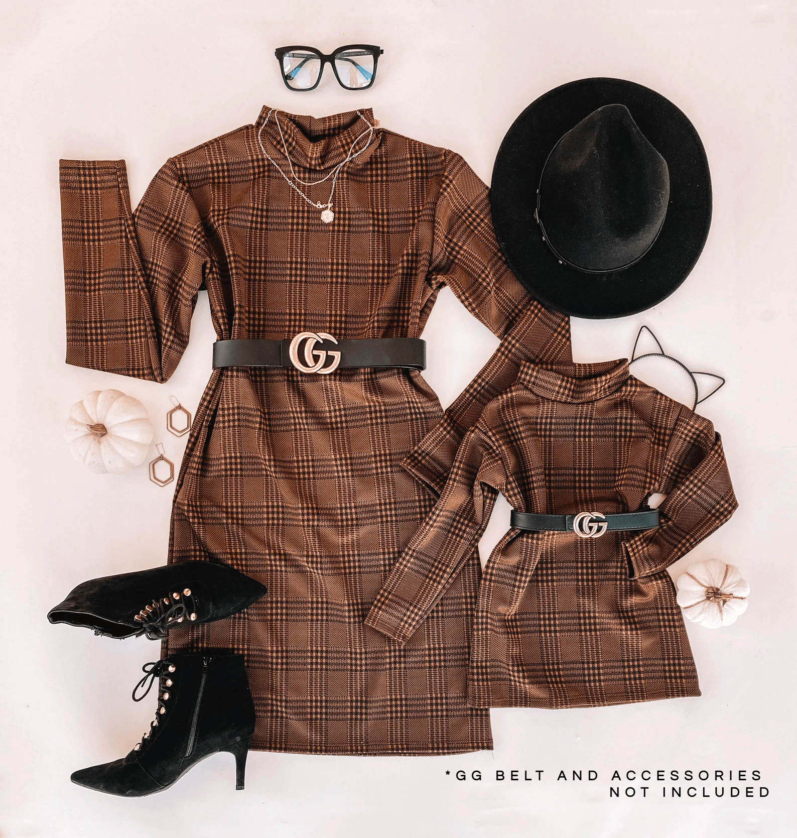 Alessias Fall Mommy and Me Matching Dresses - Main Image