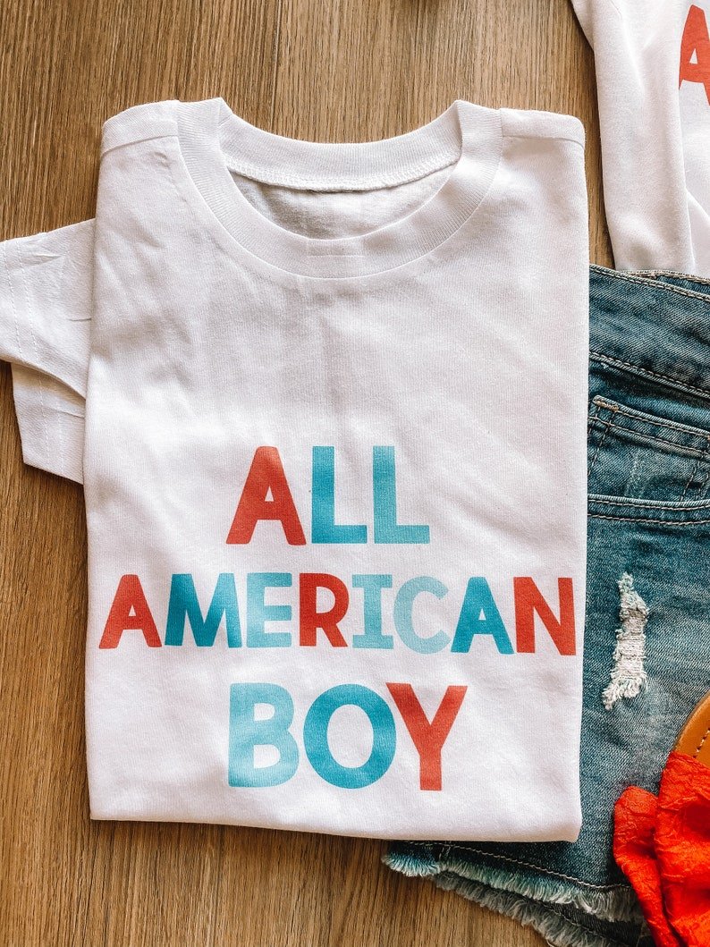 All American Mama Matching Shirts - LITTLE MIA BELLA