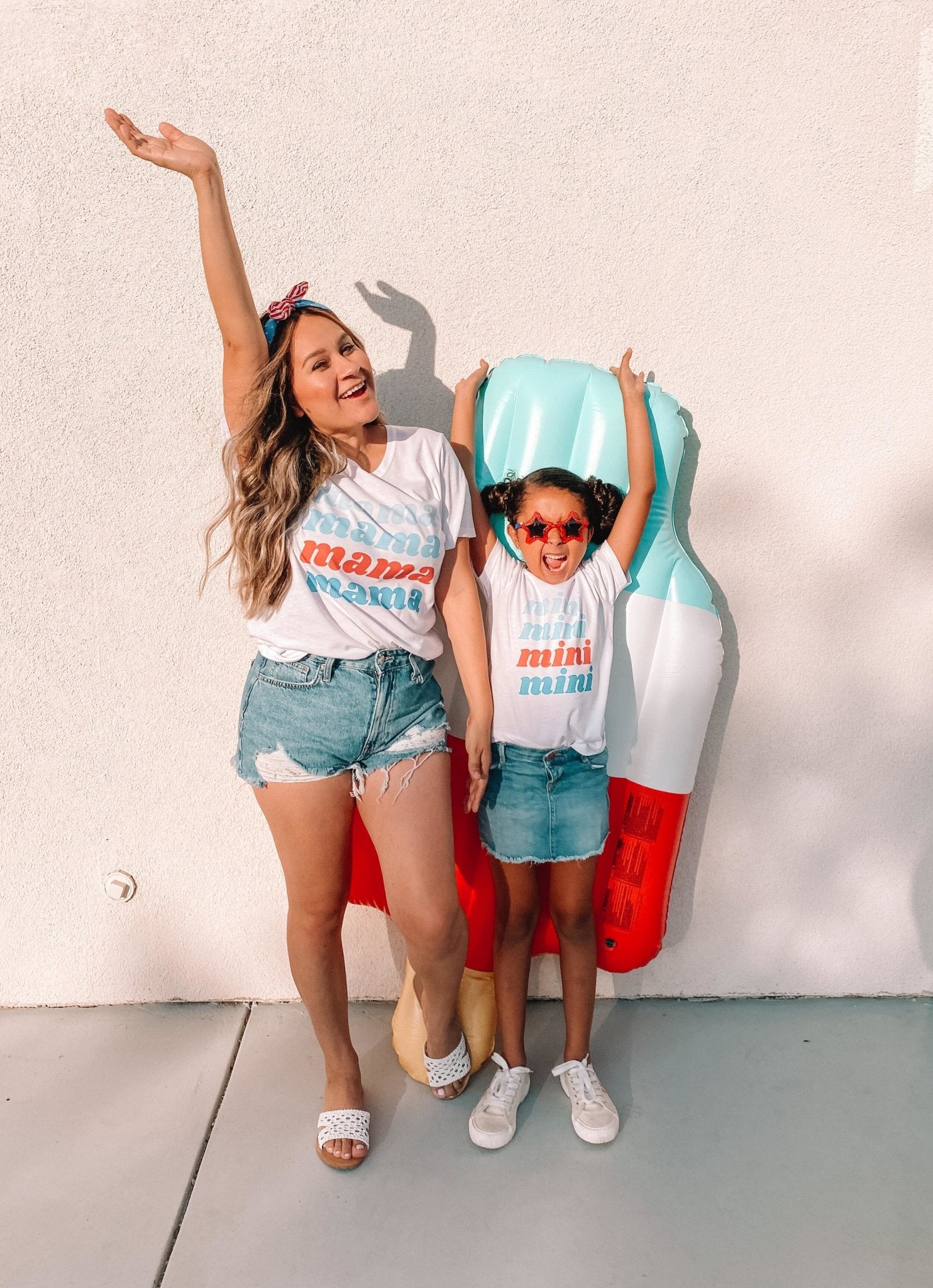 Americana Mama +Mini Matching Shirts - LITTLE MIA BELLA