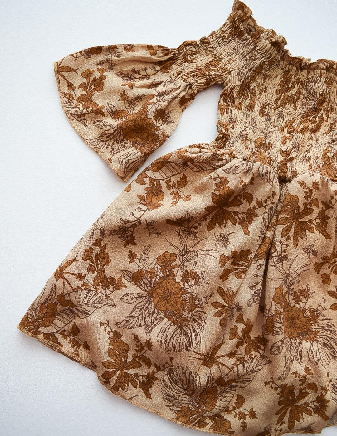 Autumn Smocked Matching Dresses - LITTLE MIA BELLA