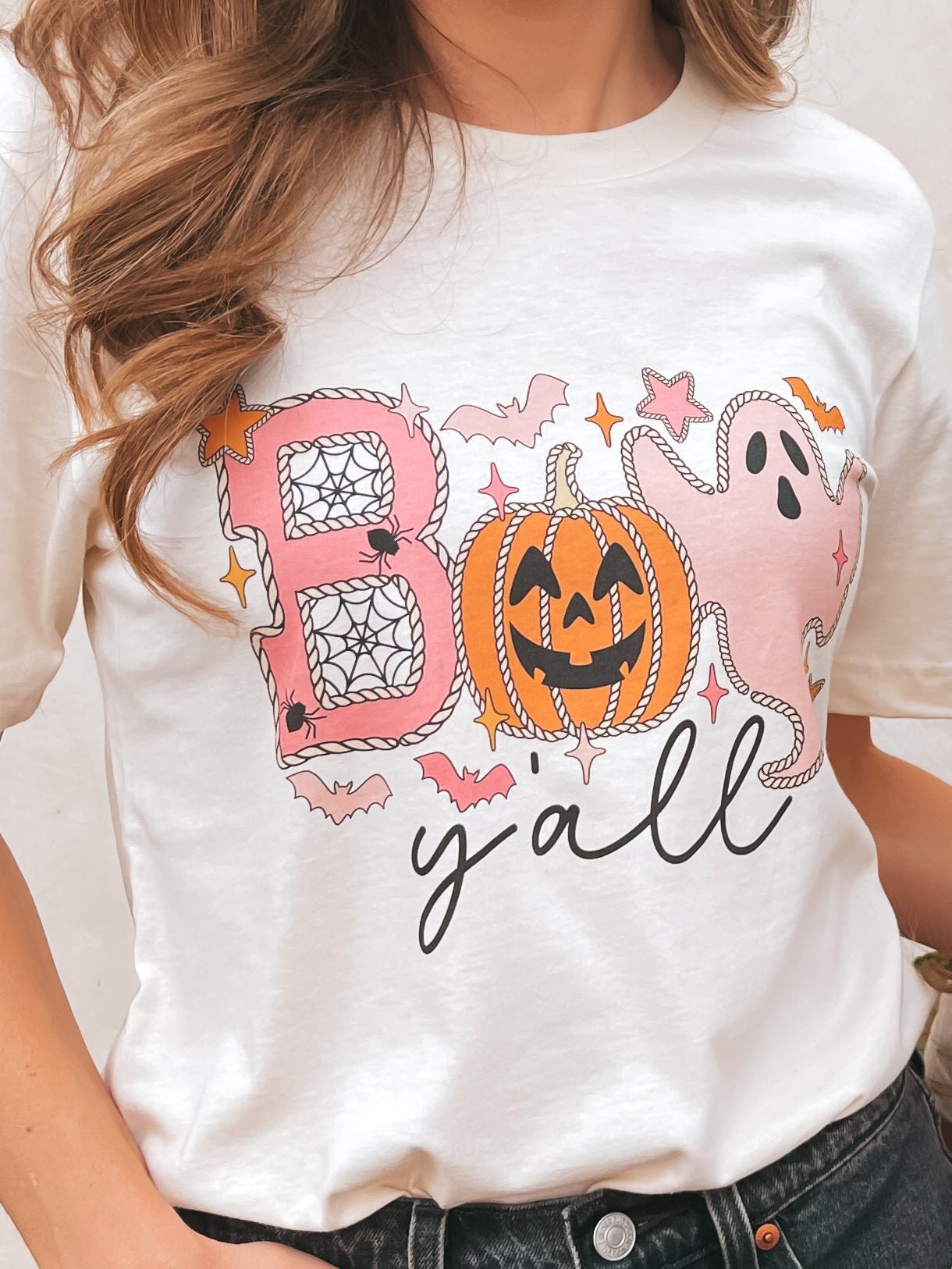 Boo ya'll Fall Mommy and Me Matching Shirts - LITTLE MIA BELLA