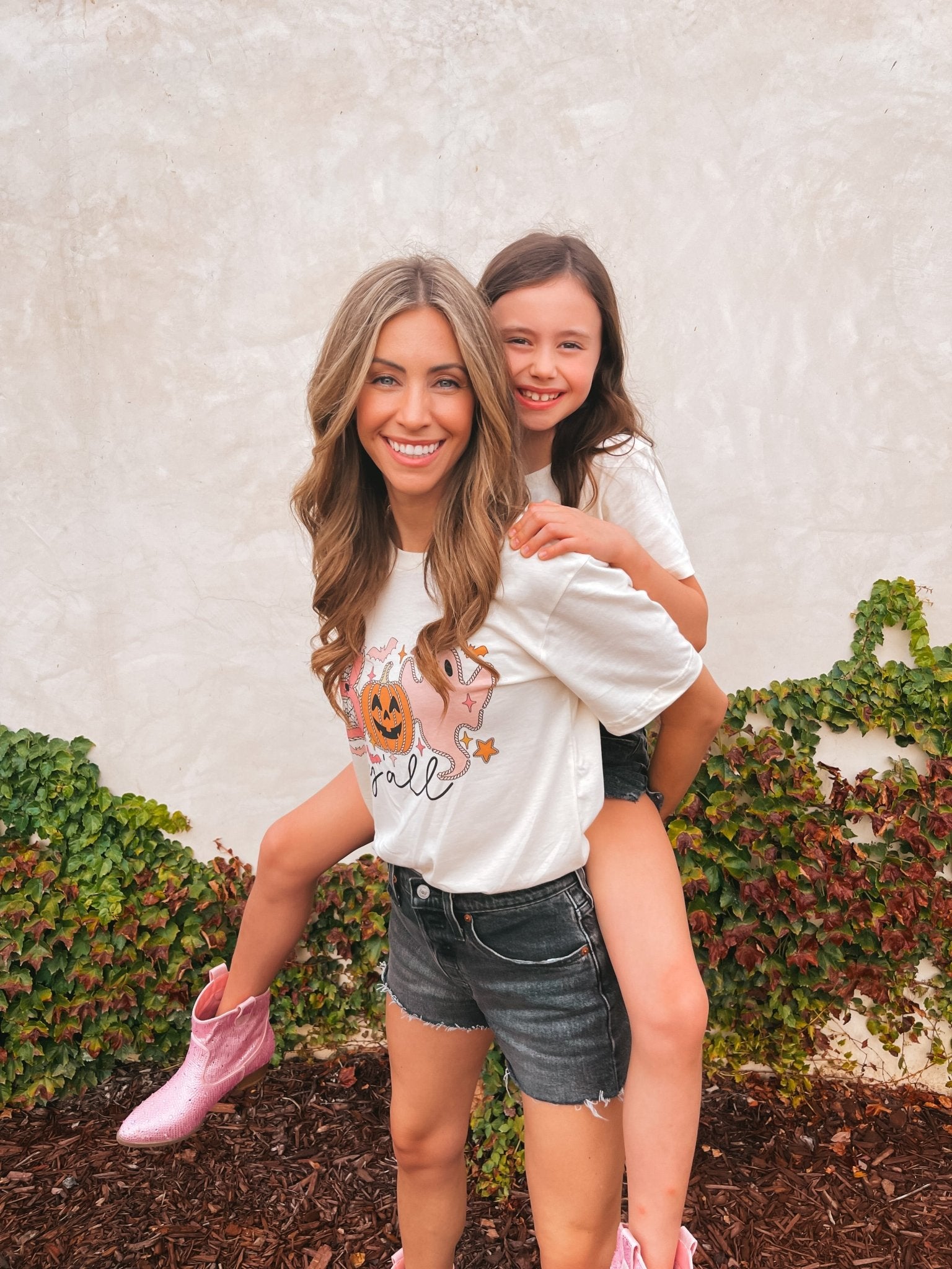 Boo ya'll Fall Mommy and Me Matching Shirts - LITTLE MIA BELLA