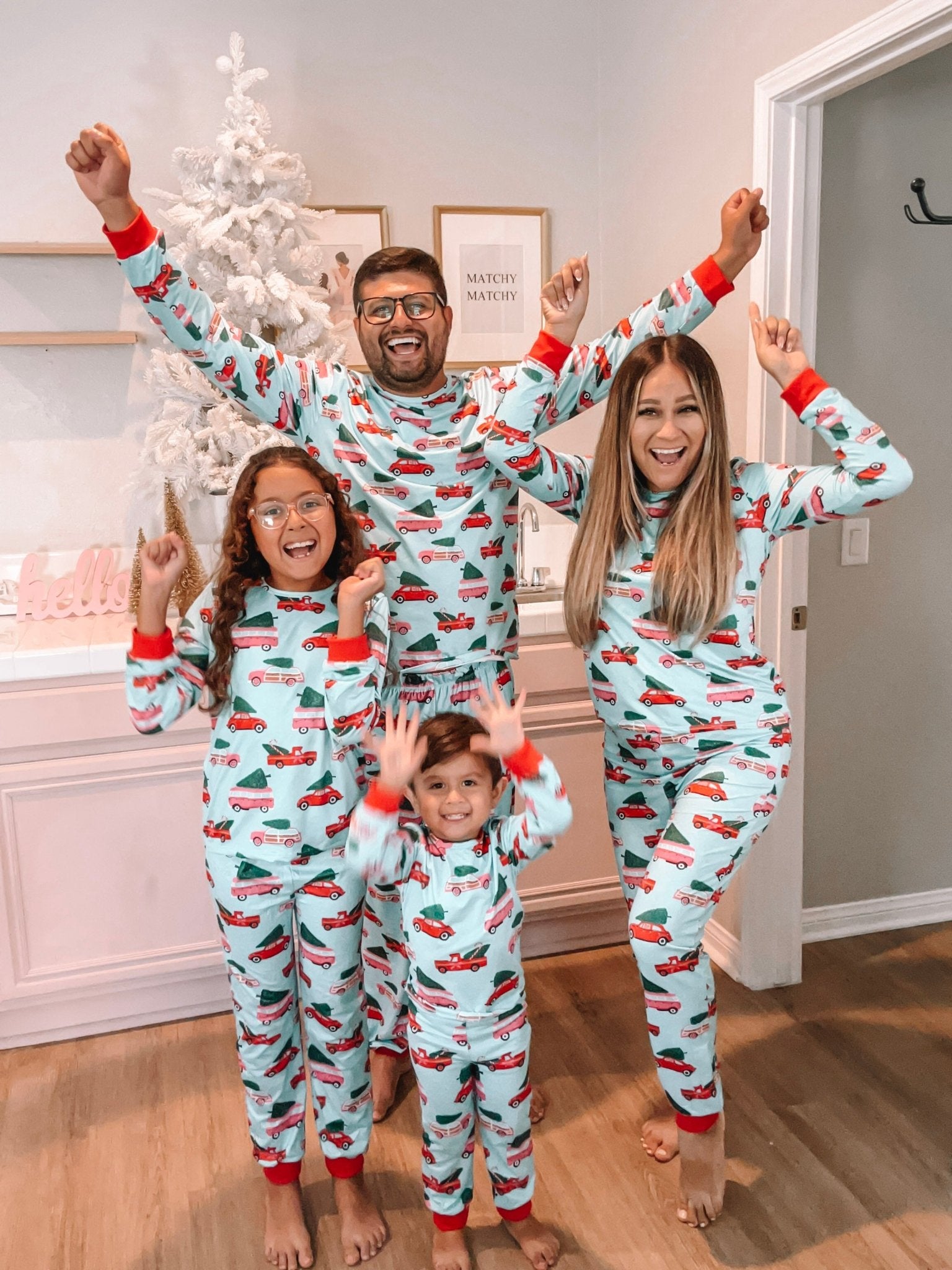 Matching Christmas Pajamas Matching Pjs For Dad And Daughter