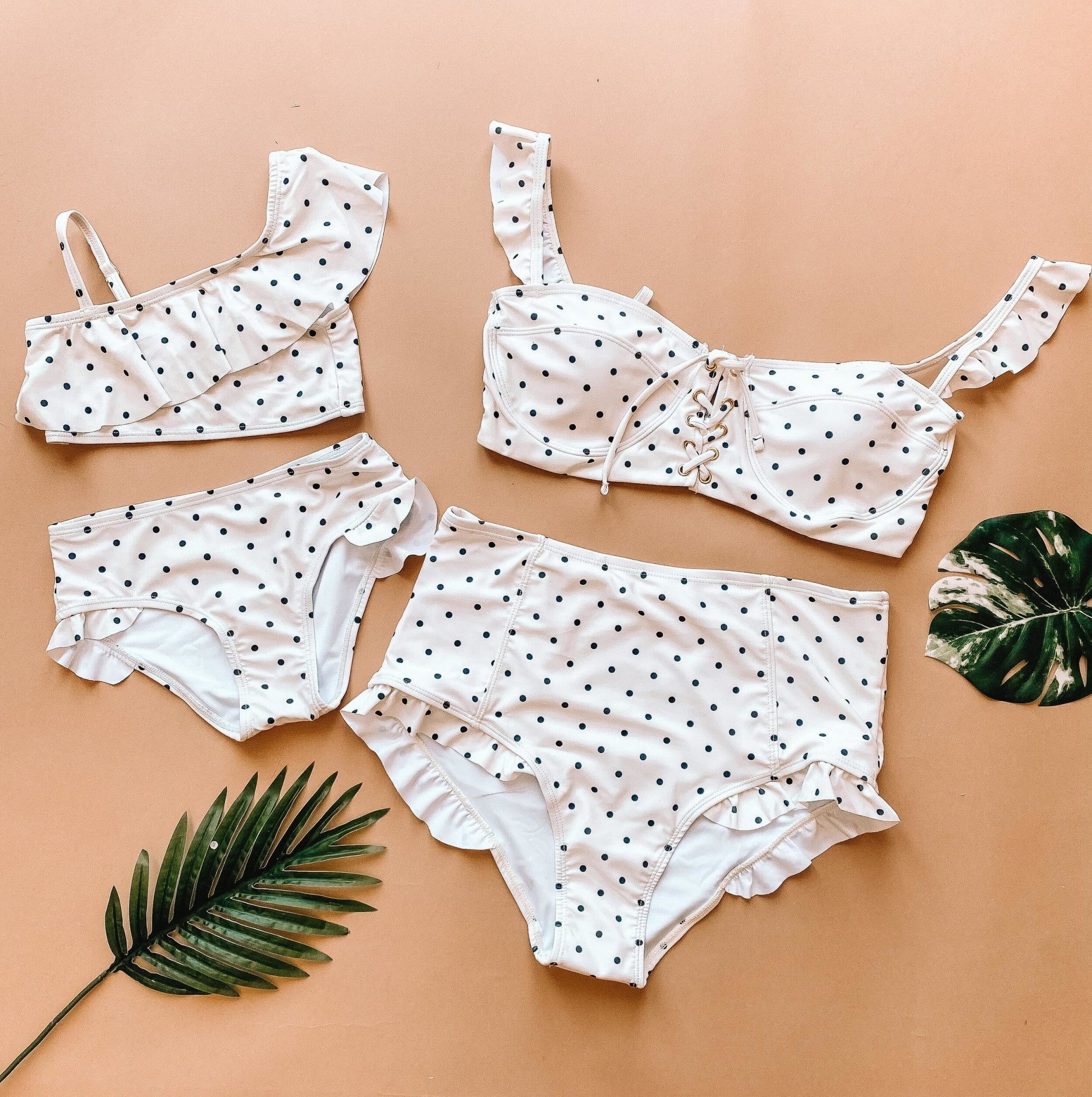 Mini Polka Dot Mommy & Me Bikini - LITTLE MIA BELLA