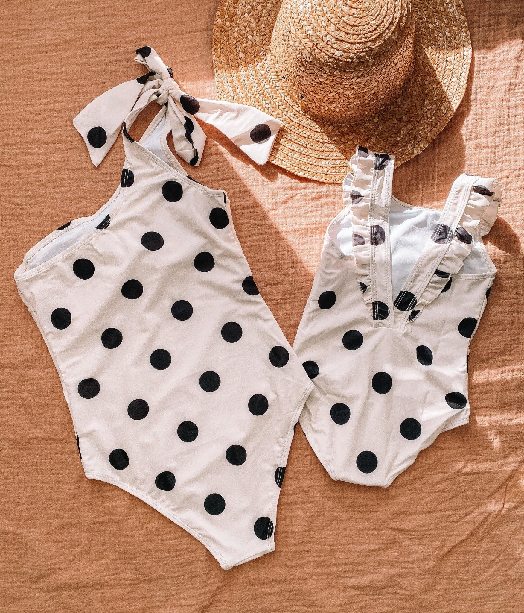Miss Polka Dot Mommy and Me Swimsuit - LITTLE MIA BELLA