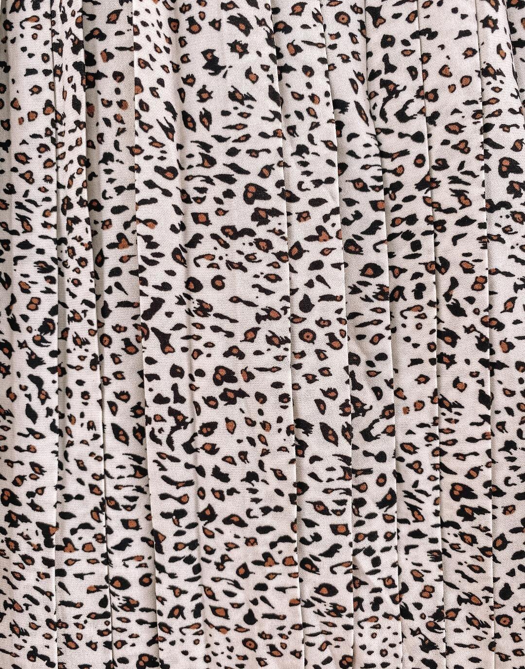 Missy Leopard Pleated Mommy and Me Matching Skirts - LITTLE MIA BELLA