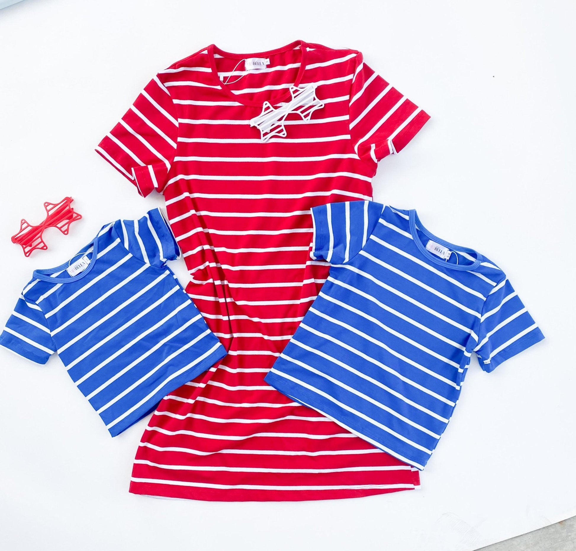 Mix and match red white and blue Mommy & Me - LITTLE MIA BELLA