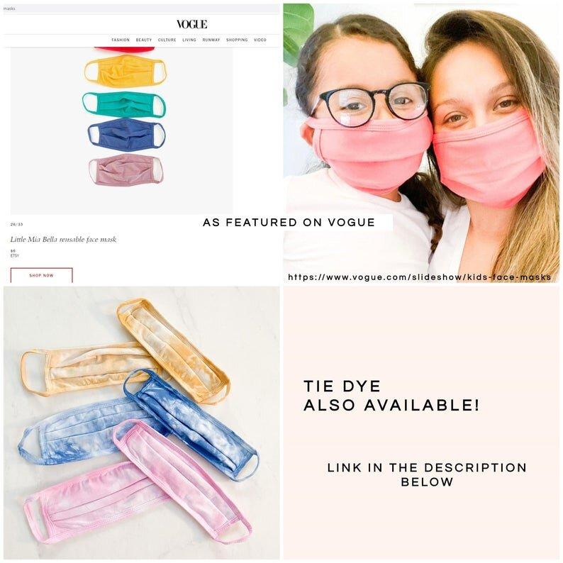 Mommy And Me Face Mask - LITTLE MIA BELLA