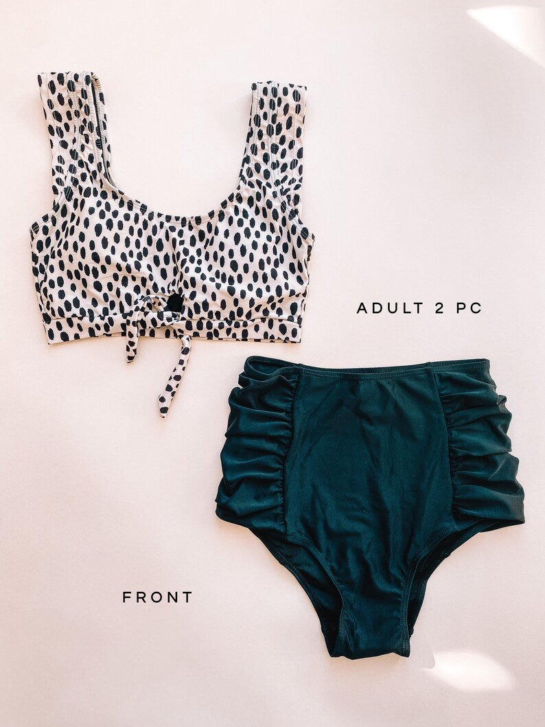 Serval Mommy and Me Matching Swimsuits - LITTLE MIA BELLA