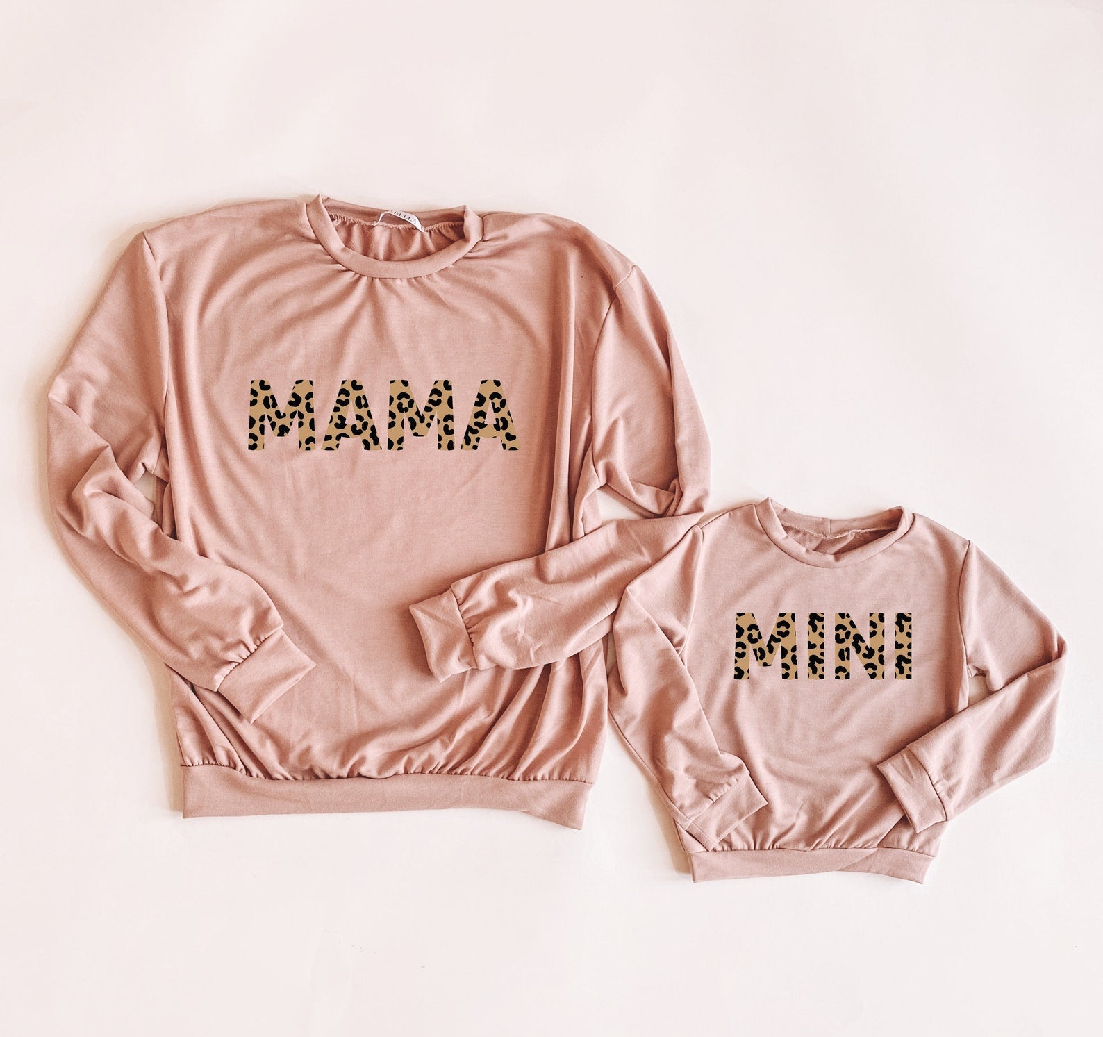 Tan Mama and Mini Mommy and Me Sweater - LITTLE MIA BELLA