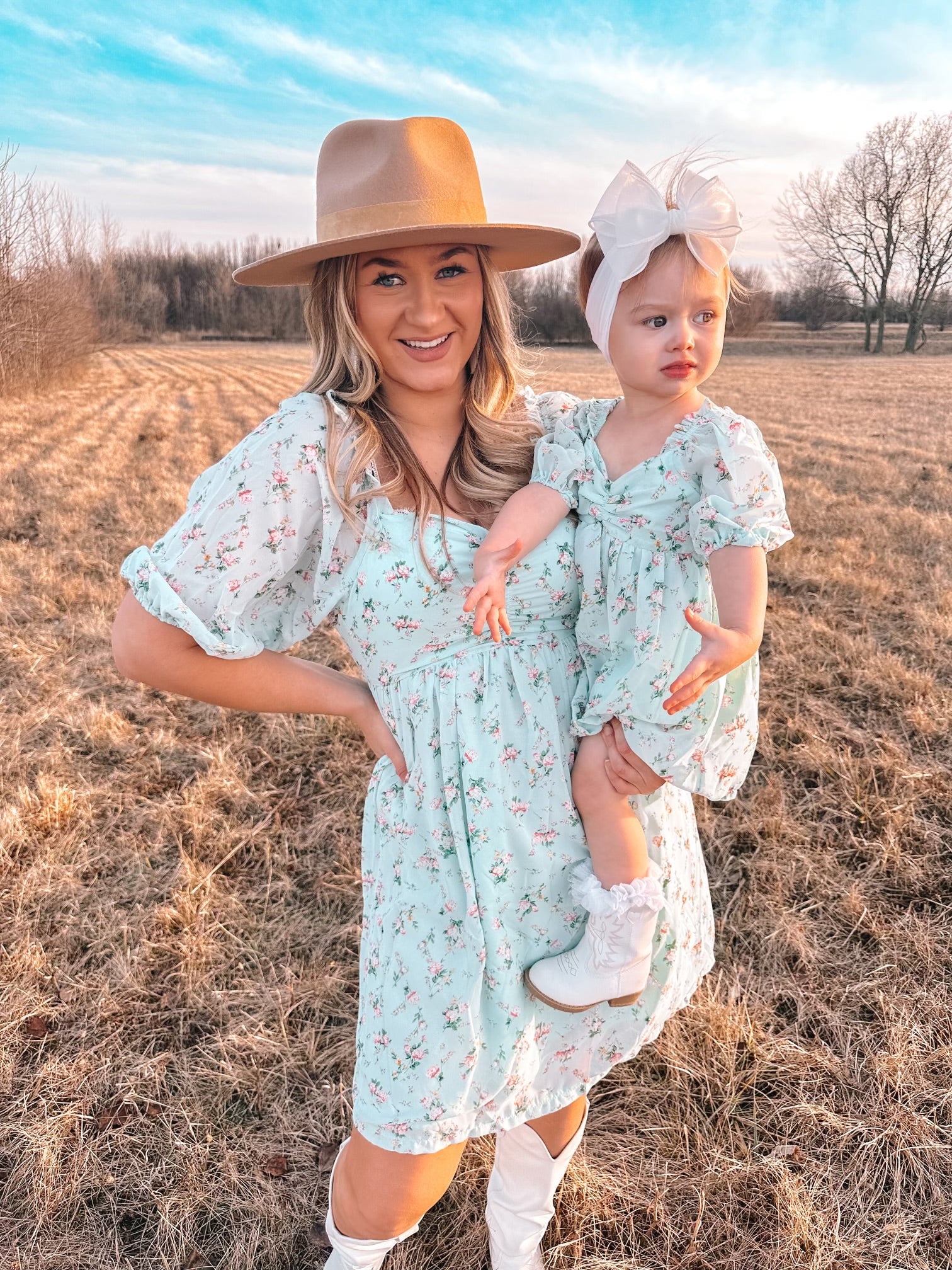 Azul Mommy & Me Matching Dresses - New Oufits Azul Mommy & Me Matching Dresses - New Oufits