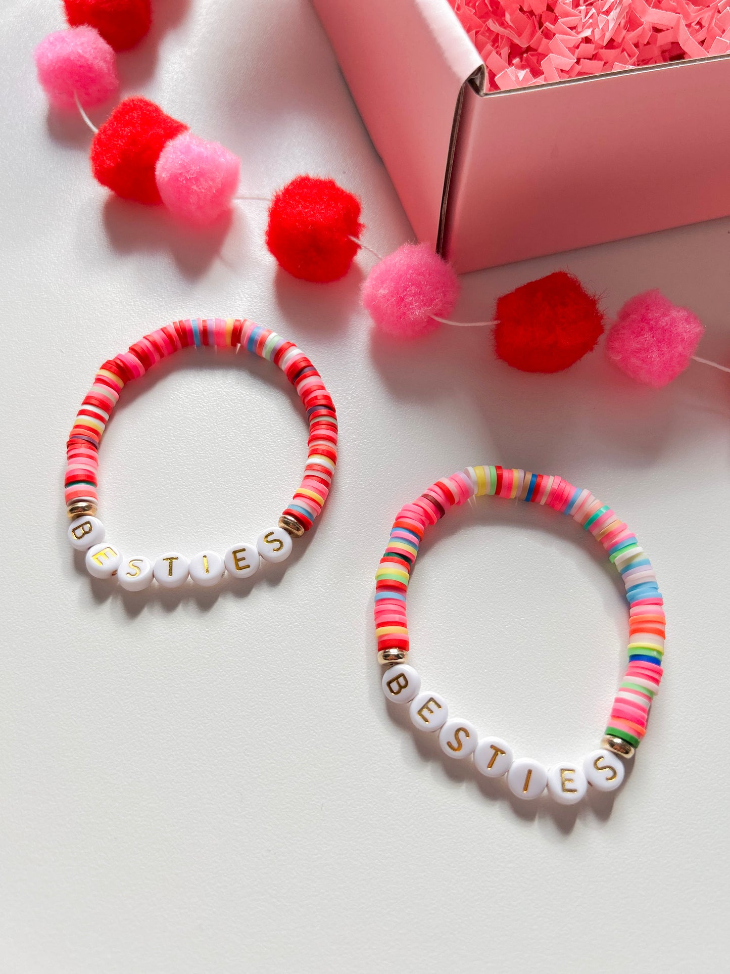 Besties Mommy and Me Bracelet set with Note, gifts for daughters from mothers