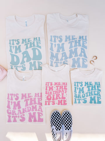 It's me Hi, Personalized Family Matching Shirts