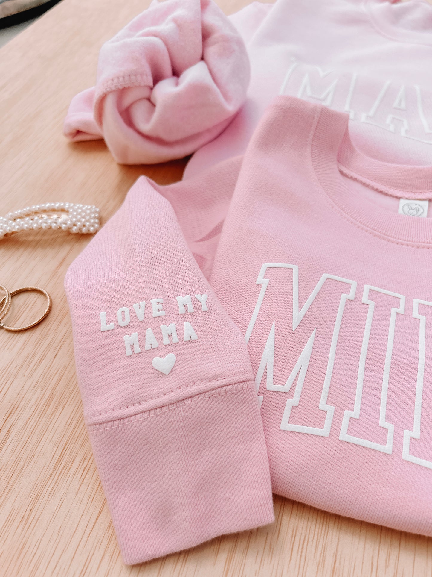 Pink Mama and Mini Sweaters