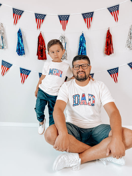 Dad and Mini Fourth of July Shirts