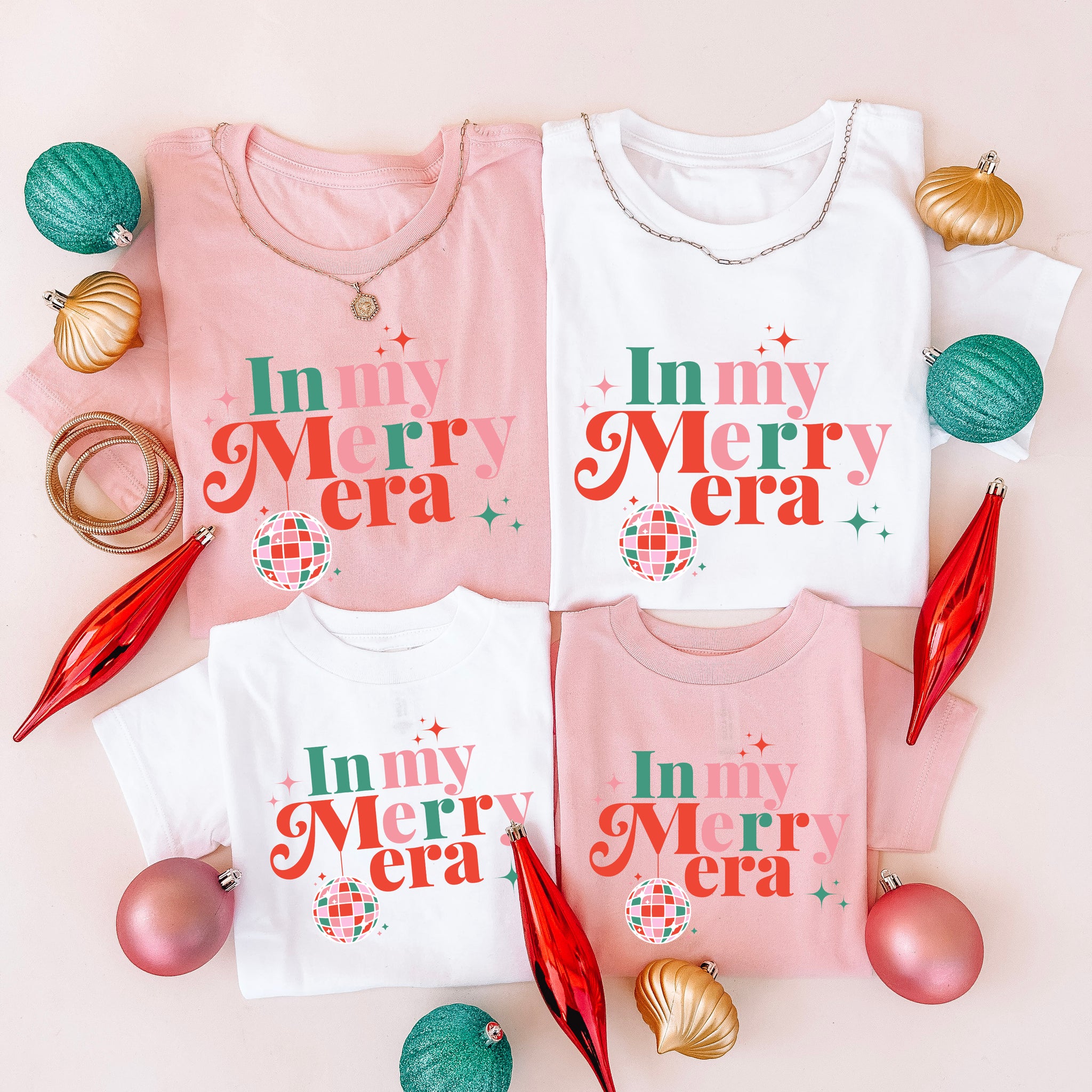 In my Merry Era Mommy and Me Cute Christmas Shirts