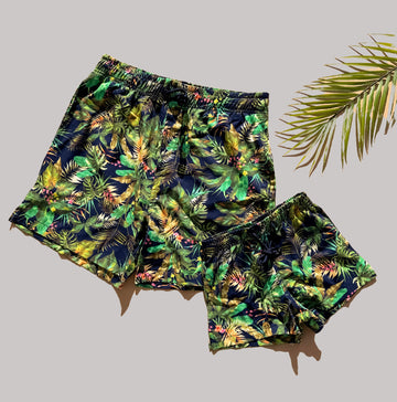 Maui Daddy and Son swim trunks