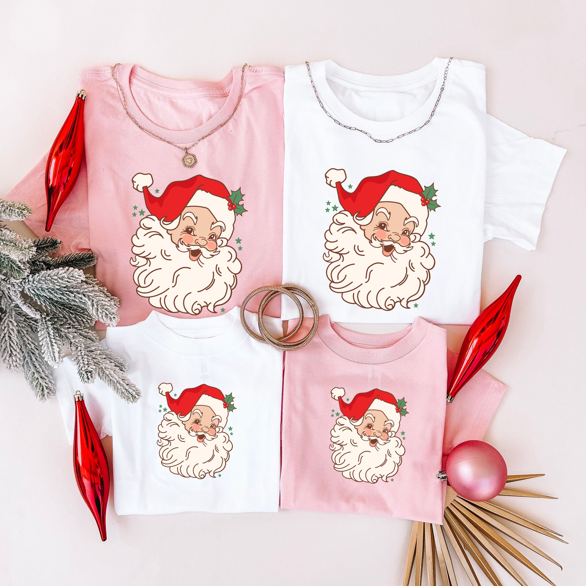 Santa Era Mommy and Me Christmas Shirts