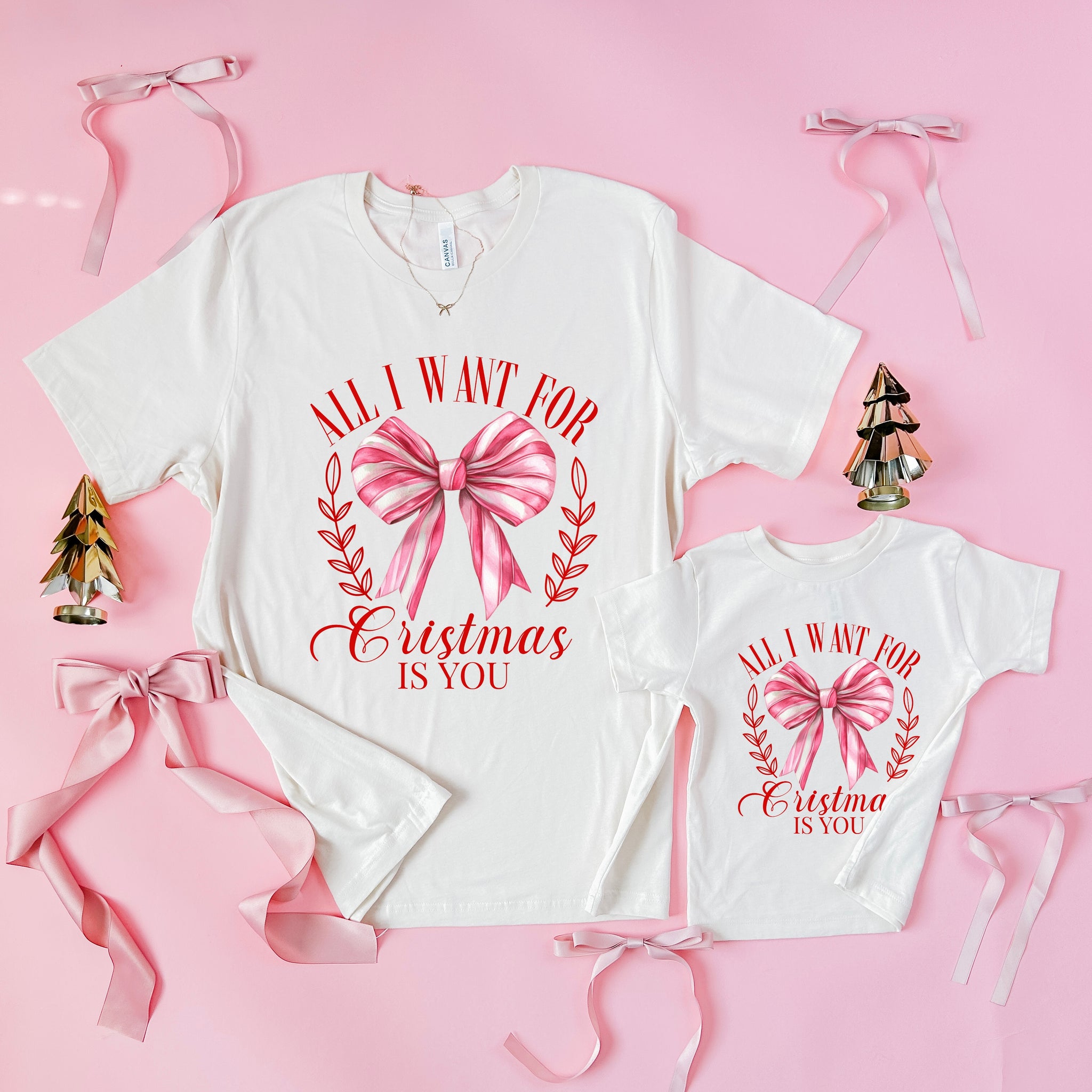 Coquette Mama and Mini Matching Shirts for Christmas | Shop Matching Outfits