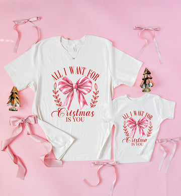 Coquette Mama and Mini Matching Shirts for Christmas | Shop Matching Outfits