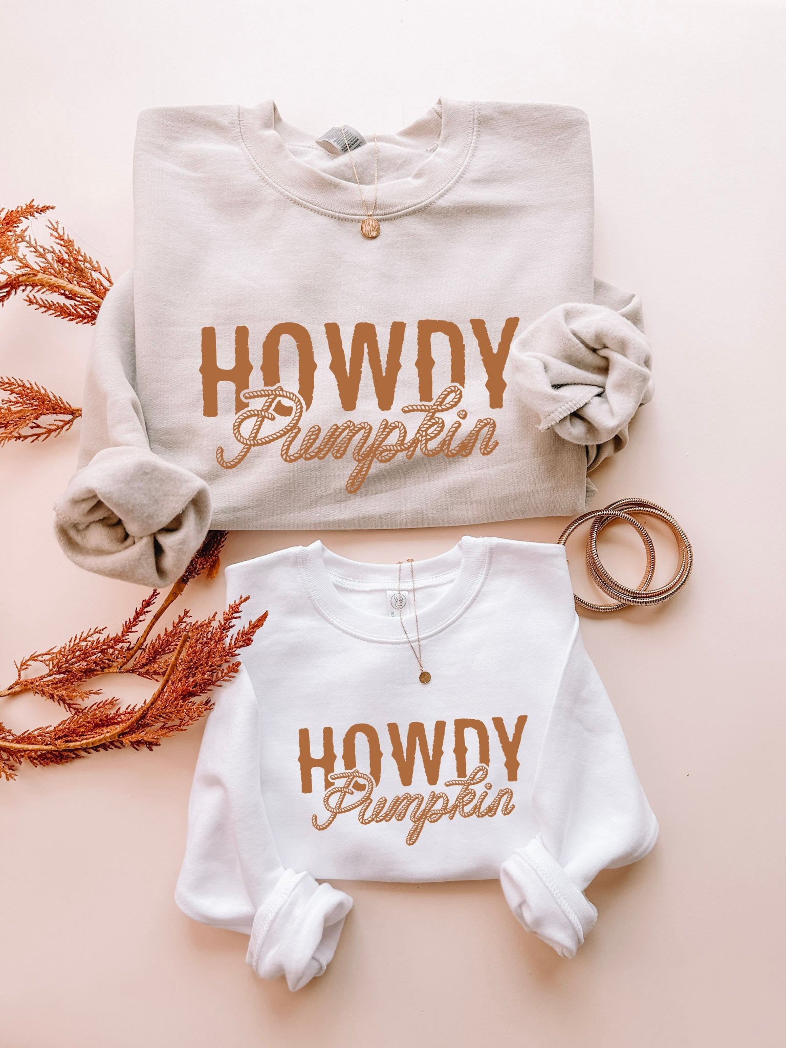 Howdy Pumpkin Mommy & Me Sweatshirts