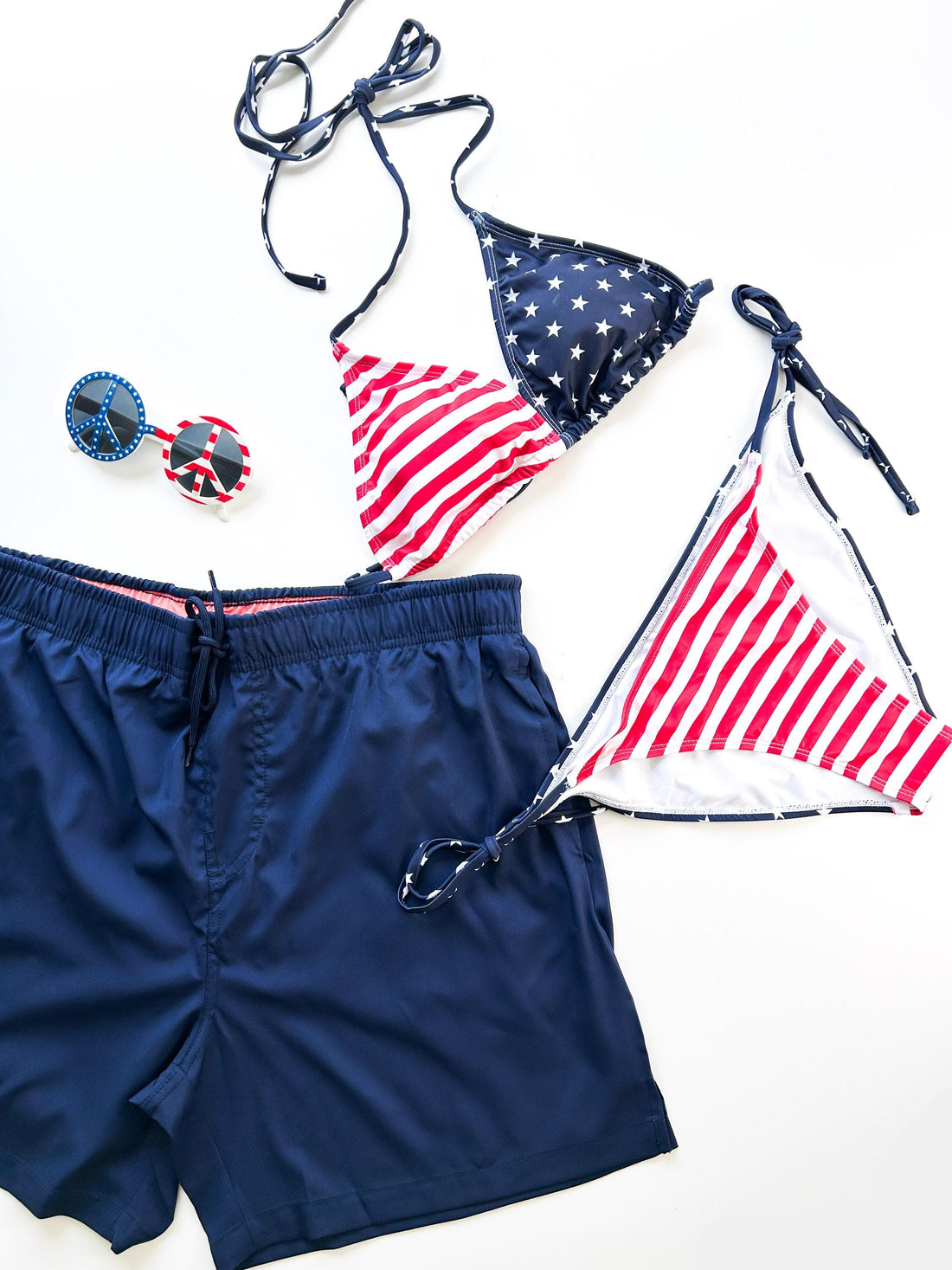 couple swimwear set, 4th of july swimsuit women, 4th of july swim trunks, hubby and wife swimsuits, matching swimsuits for couples, bikini