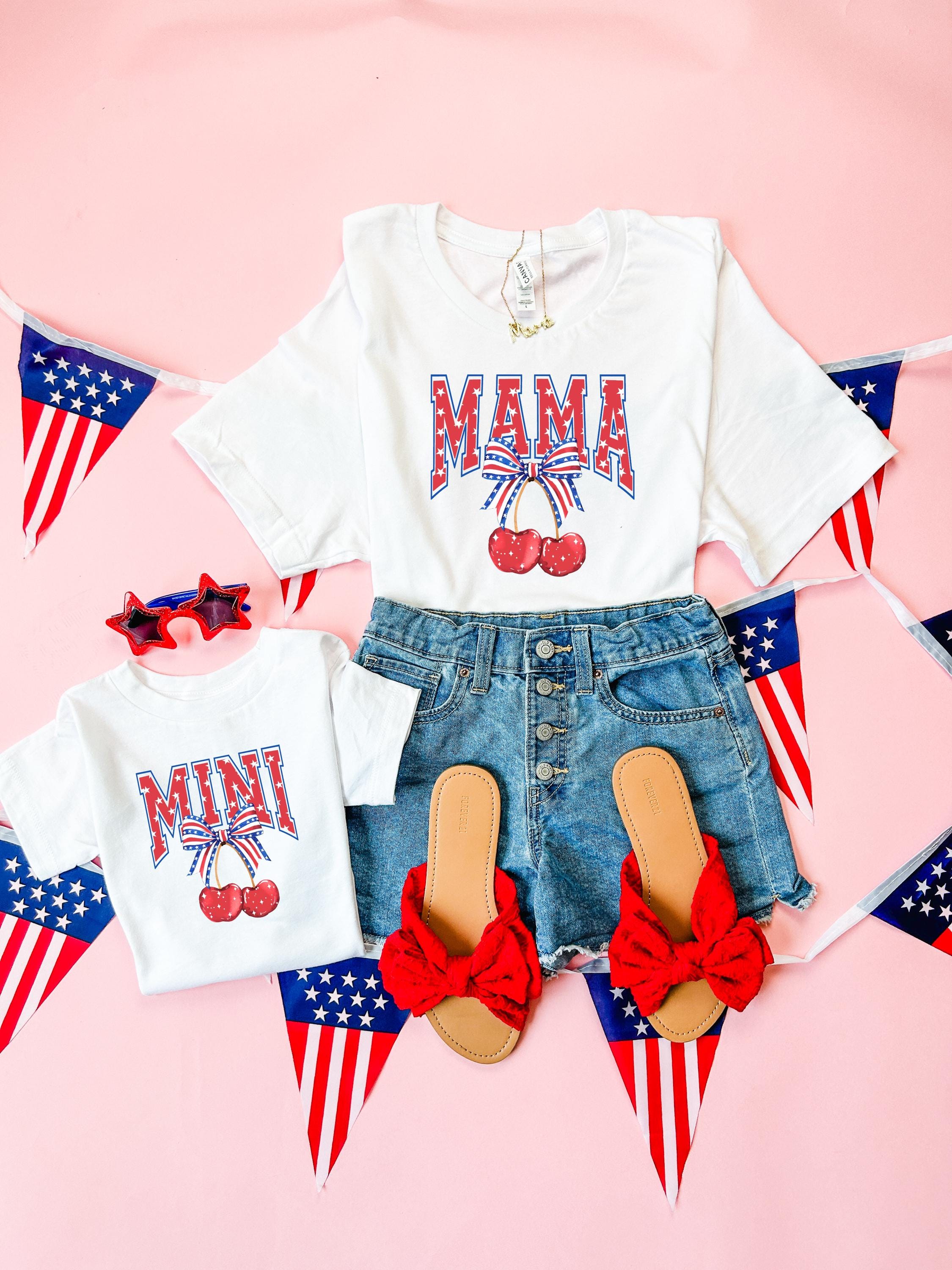 mine&mom. シャツ Polka Dot Bow Mama-mini Mouse Mommy and Me Shirt,polka Dot Mommy