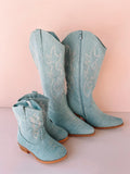 White Western Mommy and Me Boots | Mommy and Me cowgirl boots | Mommy and Me matching outfits | Mommy and me shoes, gifts for mom