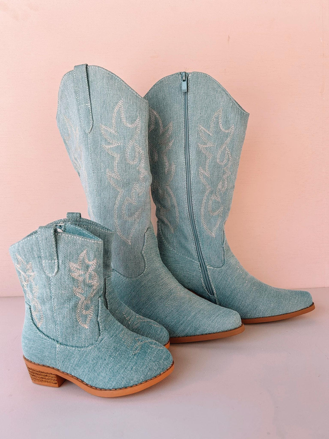 White Western Mommy and Me Boots | Mommy and Me cowgirl boots | Mommy and Me matching outfits | Mommy and me shoes, gifts for mom
