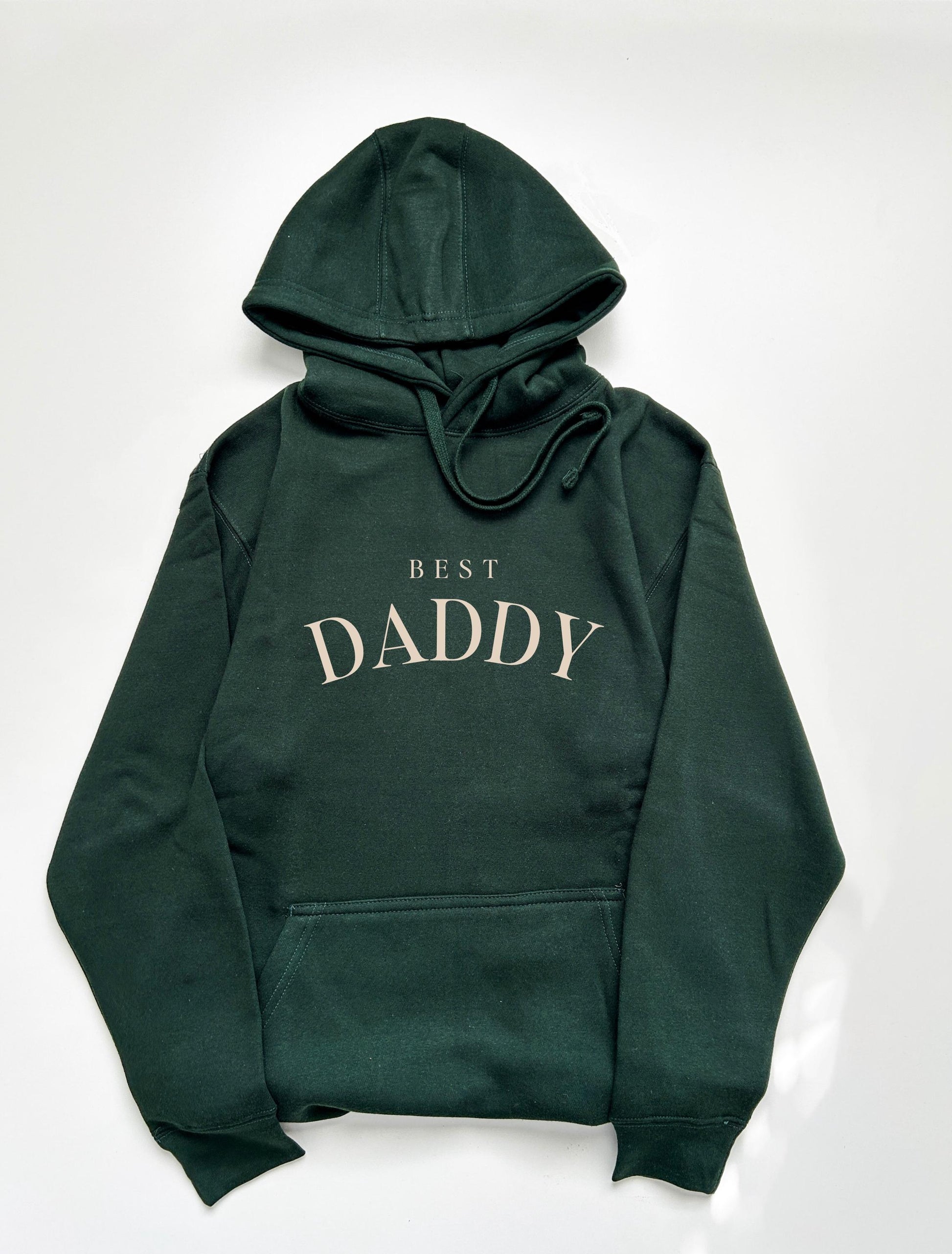Best Daddy Daddy’s Girl Sweatshirts | Matching Father and Daughter Outfits | Forest Green & Beige Hoodies | Daddy and Daughter gift | hoodie