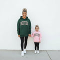 Mommy and Me Comfy sweatshirts | Besties Hoodies for mom and daughter | Coordinated outfits for mama and mini | fall and winter sweatshirts