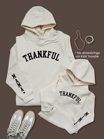 Adult and Kids Hoodies. Adult Hoodie (with drawstrings), Kids&#39; hoodie (no drawstrings).