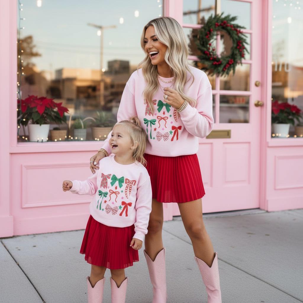 Christmas Matching Outfits for Family - Mommy & Me Dresses Christmas Matching Outfits for Family - Mommy & Me Dresses