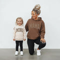 Matching Mama and Mini Leopard Hoodies, Valentine’s Day Mom Daughter Outfits, Mama Mini Matching Sweatshirts, Animal Print Sweatshirt