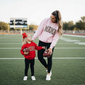 Mama and Mini Matching Leopard Sweatshirts, Valentine’s Day Mom Daughter Outfits, Football Season, Mama Mini Set, Game Day Mama & Mini