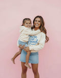 Mommy and Me Beige Hoodies, You’re So Loved, Matching Mom and Son Daughter Valentine Outfits
