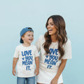Mom and Son Valentine Shirts | Love you Mean it Shirts | Neutral Boy Mom Outfits | Mama's Boy for Valentine's Day