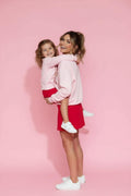 Pink Mama and Mini Valentine Sweatshirt Set | Matching Mommy & Me Outfits | Valentine's Day Sweatshirts for mom and daughter coquette