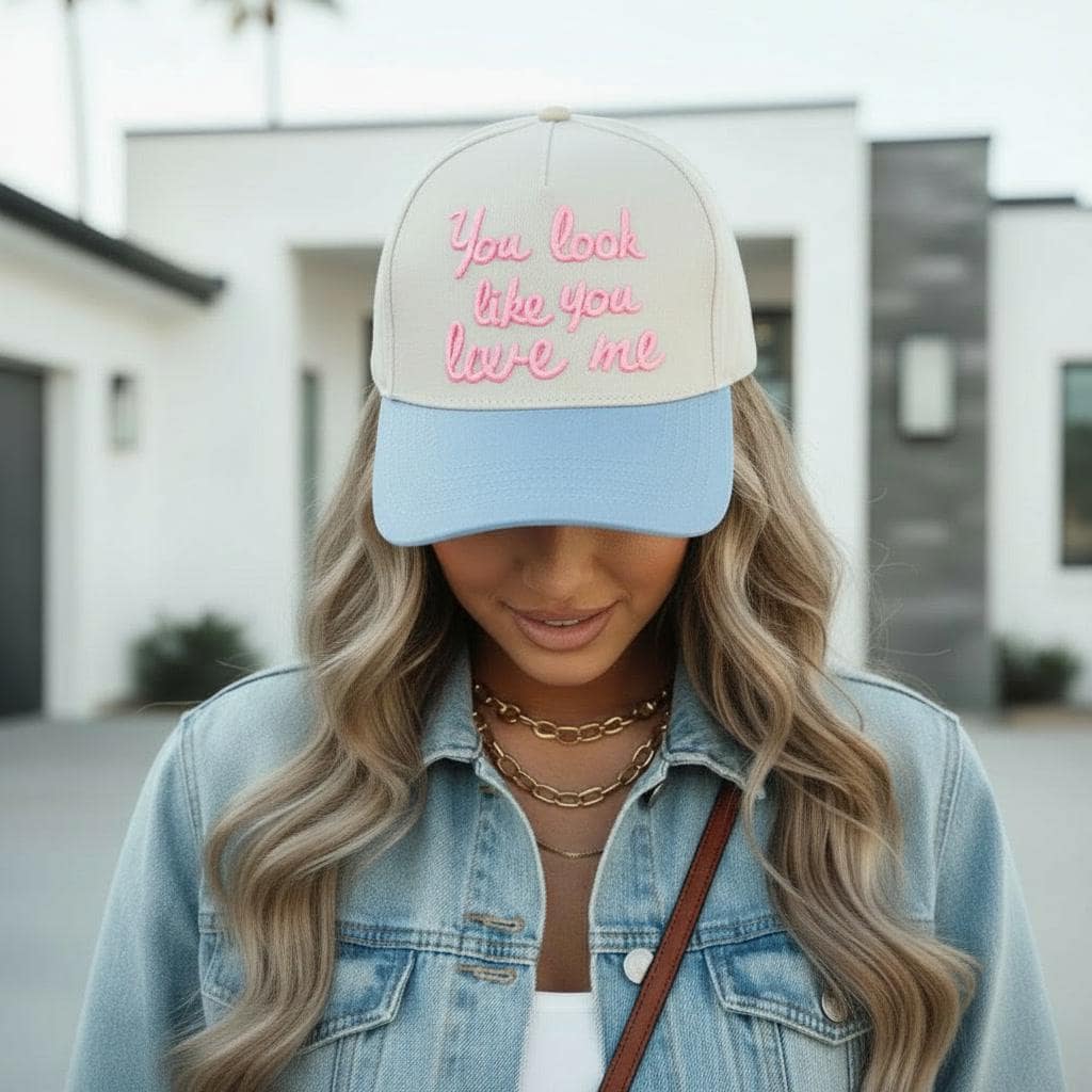 Mama Trucker Hat, Casual Embroidered hat, Adjustable hat, mama accessories, mom gift, gift for wife, You look like you love me