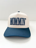 Blue Mama Hat Embroidered Mom Hat, Mommin Trendy Mom Cap, Neutral Everyday Hat, Gift for Mom, Casual Baseball Cap