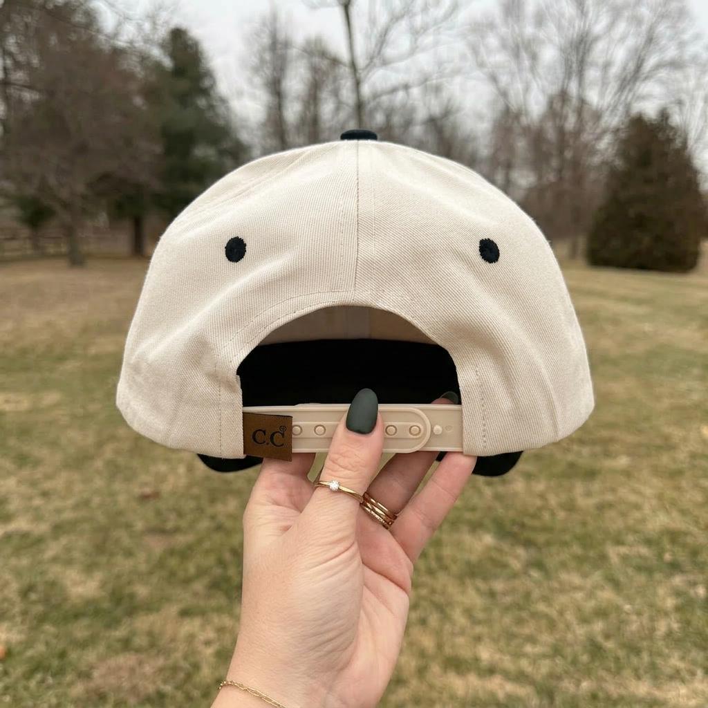 Mom Hat Mommin Hat Mama Hat Black Beige Embroidered Cap, Trendy Mom Hat, Neutral Aesthetic, Coffee Run Cap, Gift for Moms, Baseball Cap