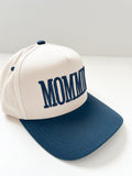 Blue Mama Hat Embroidered Mom Hat, Mommin Trendy Mom Cap, Neutral Everyday Hat, Gift for Mom, Casual Baseball Cap