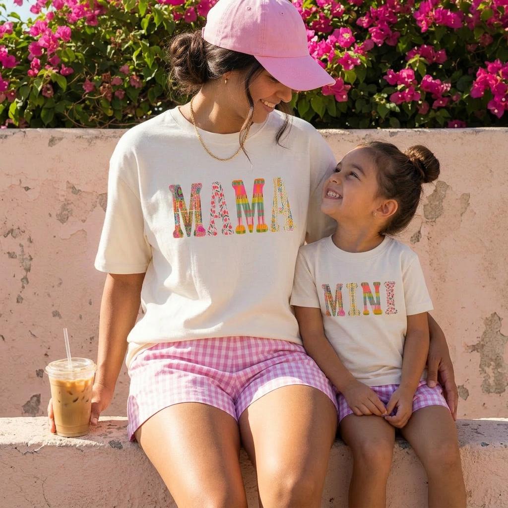 Mama and Mini Mothers Day Shirts, Mommy and Me Matching Outfits, Mom and Daughter Shirts, Family Matching, Gift for Mom