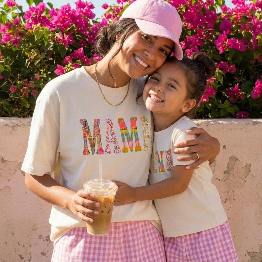 Mama and Mini Mothers Day Shirts, Mommy and Me Matching Outfits, Mom and Daughter Shirts, Family Matching, Gift for Mom