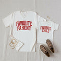 Favorite Parent Favorite Child Shirts, Funny Mommy and Me Matching Shirts, Mom and Kid Outfit, Family Matching, Gift for Mom