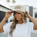 Mommin Hat Embroidered Mama Hat, Neutral Mom Hat, Trendy Mom Cap, Everyday Hat, Gift for Mom, Casual Baseball Cap