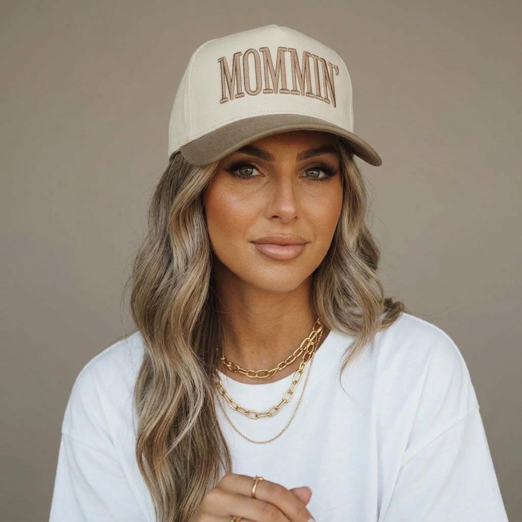 Mommin Hat Embroidered Mama Hat, Neutral Mom Hat, Trendy Mom Cap, Everyday Hat, Gift for Mom, Casual Baseball Cap