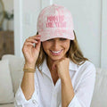 Pink Mom of the Year Hat Embroidered, Funny Mom Hat, Trendy Mama Cap, Gift for Mom, Mothers Day Hat, Cute Mom Baseball Cap