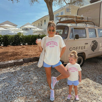 Besties Forever Shirts | Mom and Daughter Matching Shirts | Mothers Day Gift for Moms & Kids | Cute Best Friend Matching Tee Family Shirts